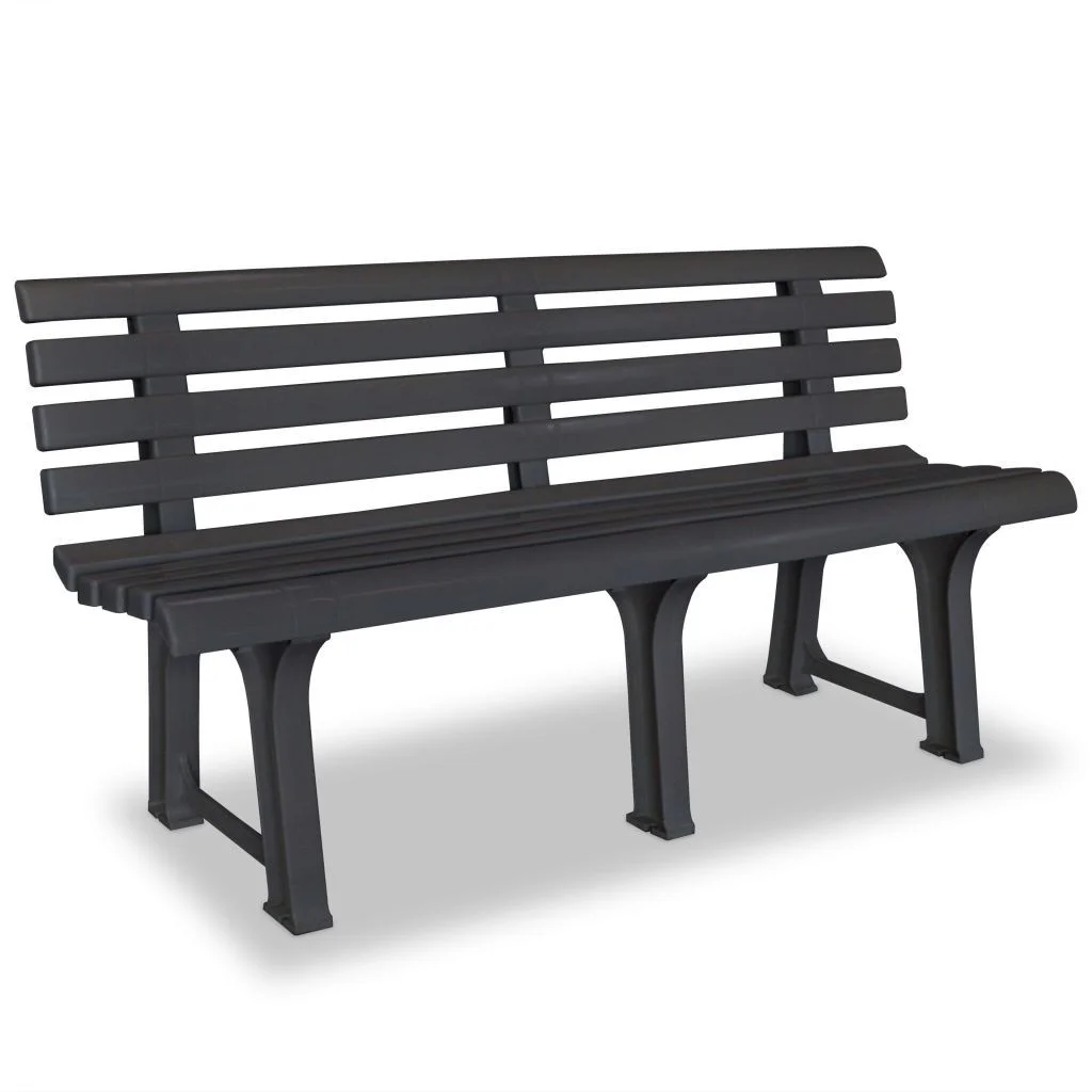 

Garden Bench 57.3" Plastic Anthracite