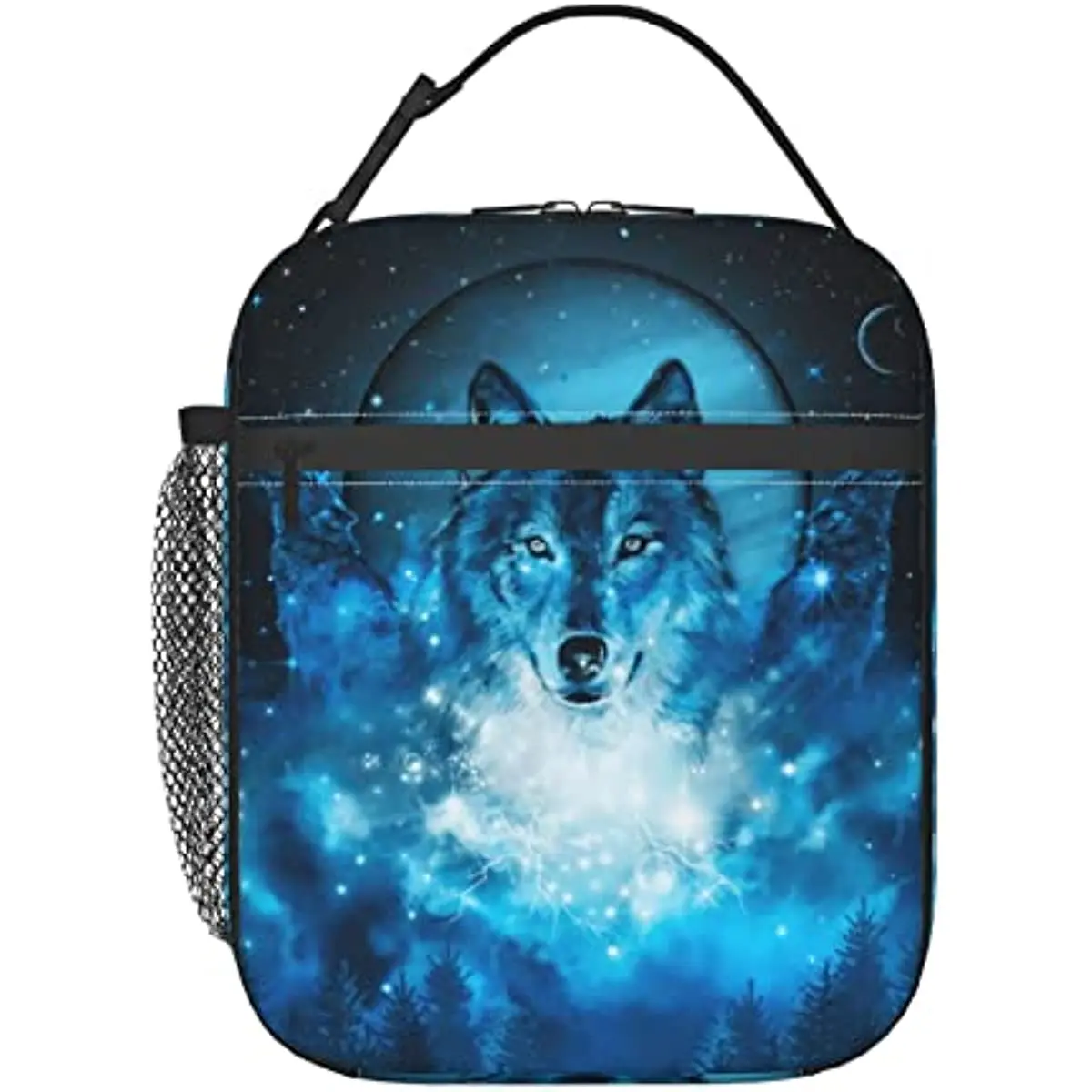 

Forest Wolf Lunch Box Insulated Food Container Meal Bag Lunch Bag For Teen Boys Girls Men Women School Work Travel Picnic