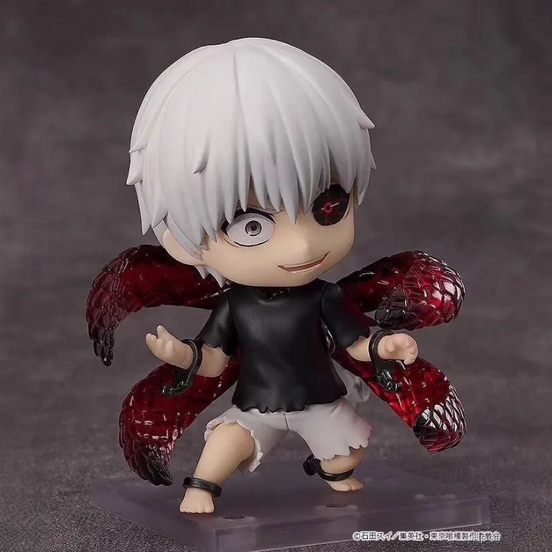 Фото Новая популярная подвижная фигурка Канеки Кена из Tokyo Ghoul (№2734) со сменными лицами, коллекционная аниме-фигурка, декор для рабочего стола №4
