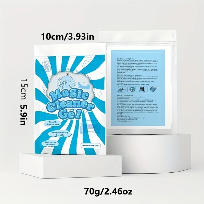 1 шт. автомобильный пылеочиститель для слайма