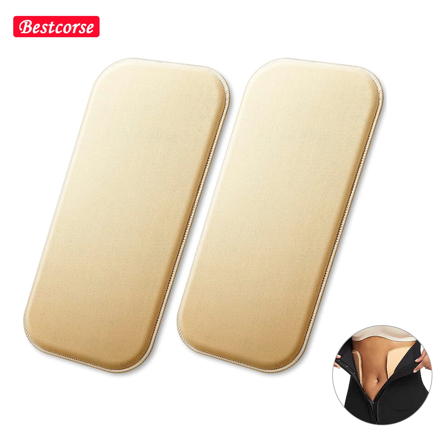 2 Pezzi Lipo Side Foam Pads Bbl Lateral Board Foglio Post Chirurgia Tabla Addominale Post Liposuzione Operazione Di Compressione Recupero