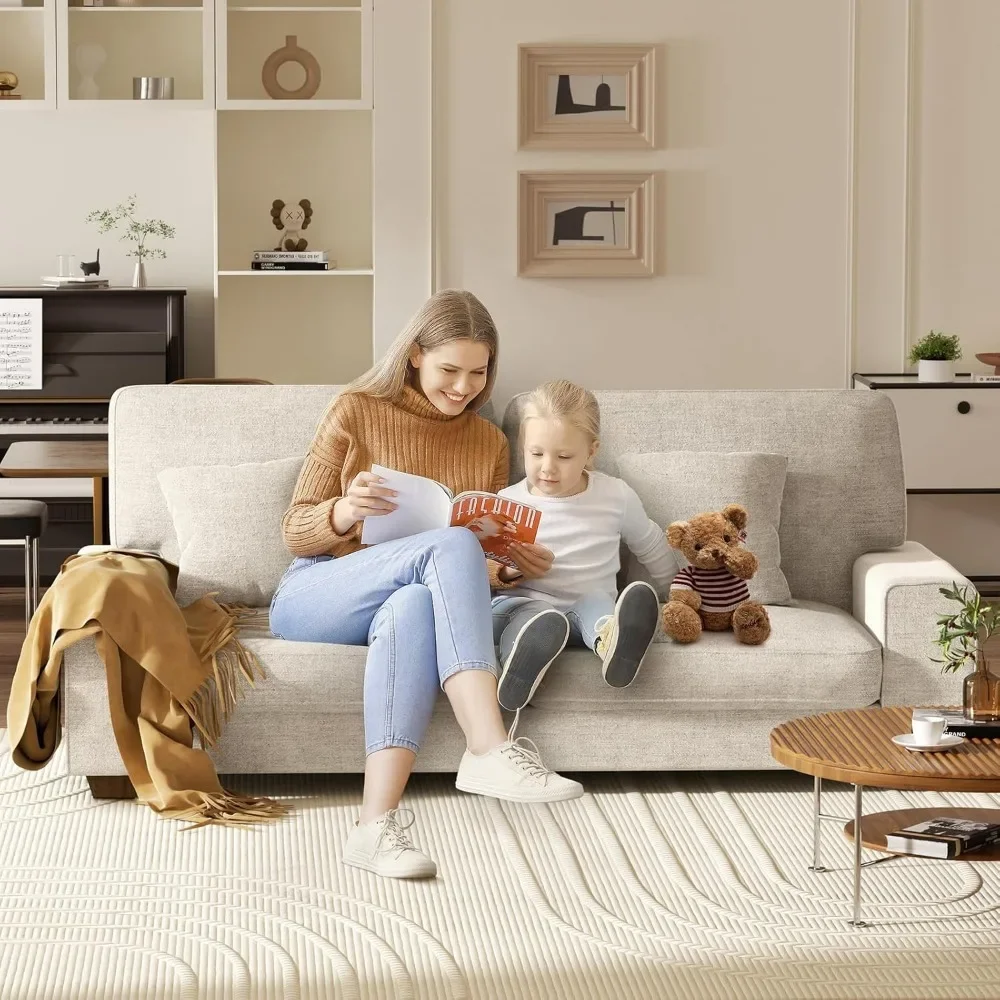 Диваны из синели 71 25 дюйма для гостиной 2-местный диван с 2 подушками небольшой