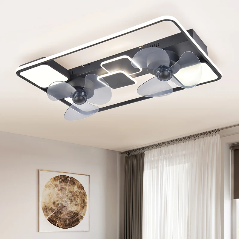 

Декор для гостиной, спальни, светодиодные потолочные вентиляторы светильник дистанционным управлением