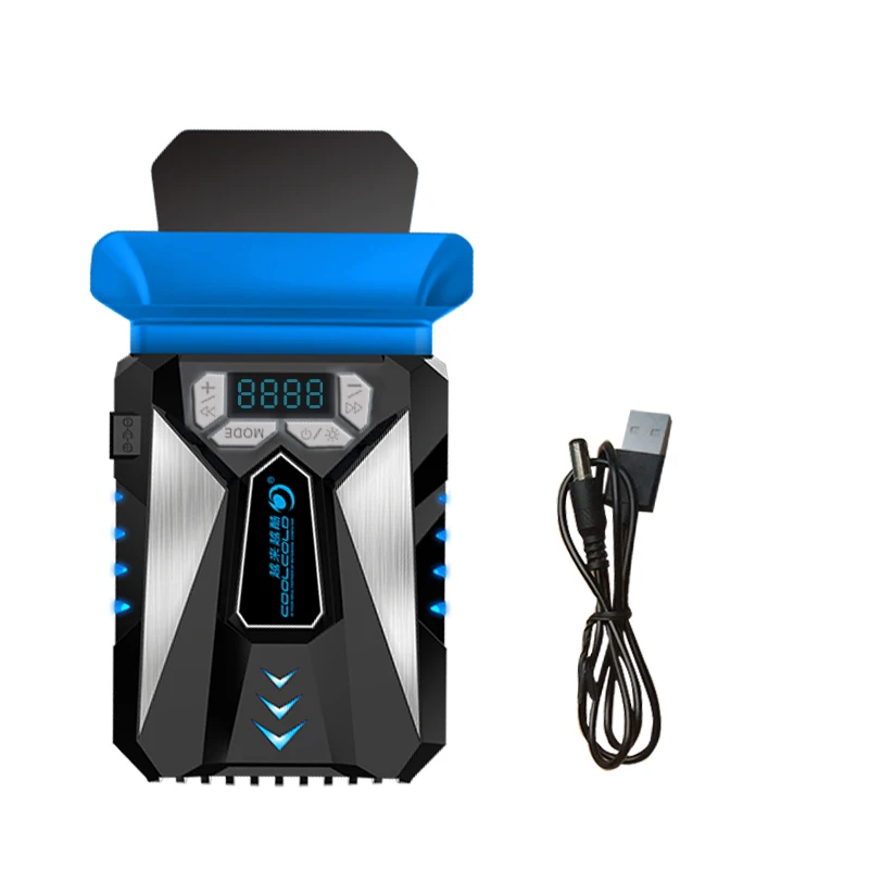New original Ice Magic 5 temperature controlled notebook radiator exhaust type radiator USB with screen exhaust fan New original Ice Magic 5 temperature controlled notebook radiator exhaust type radiator USB with screen exhaust fan