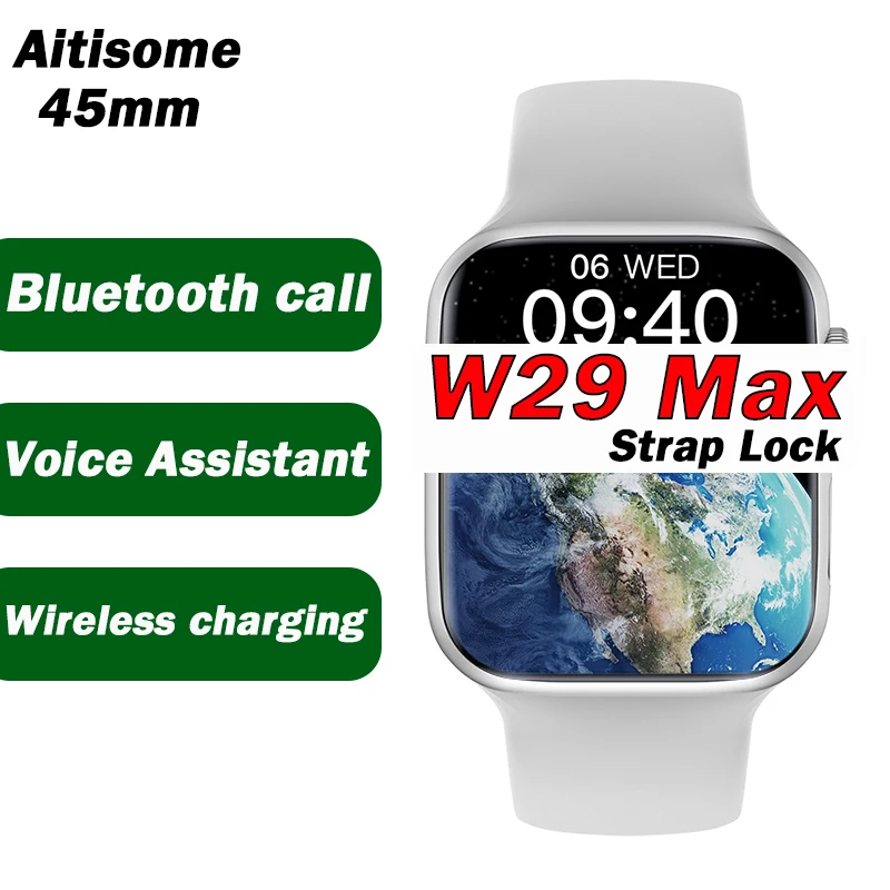 

Смарт-часы IWO W29 Max Series 9 для мужчин и женщин, беспроводные умные часы с функцией заряда, с Bluetooth, с функцией звонков, с измерением пульса, GPS, PK Ultra, 49 мм