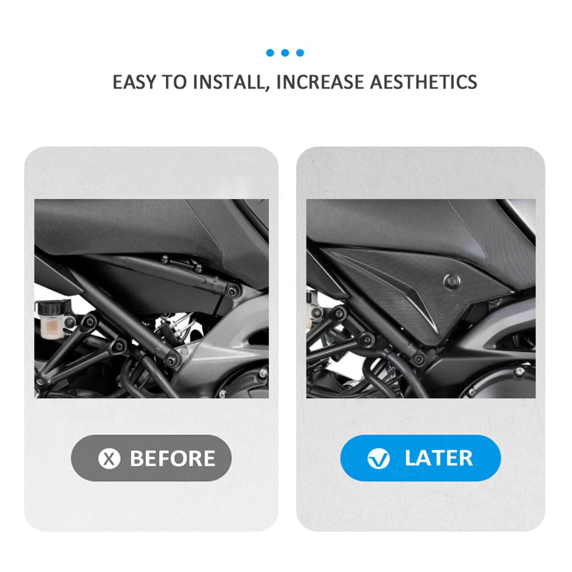 Для Yamaha MT-09 MT09 MT 09 FZ-09 FZ09 2014-2020 чехлы на боковые панели мотоцикла обтекатель