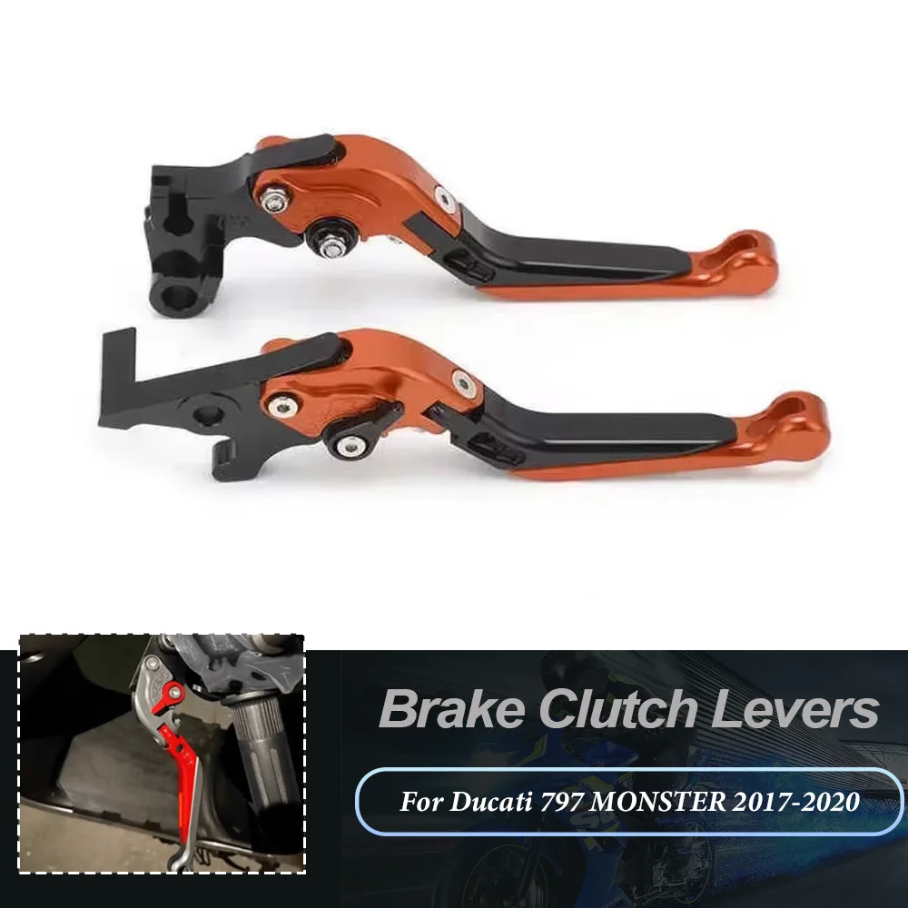 Рычаги тормозной муфты для мотоцикла Ducati 797 MONSTER 821 Dark Stripe HYPERMOTARD 939 Strada Scrambler Desert Sled