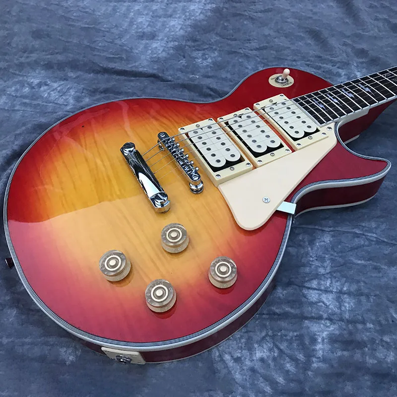 Китайская электрическая гитара Ace Frehley подпись несколько цветов корпус из