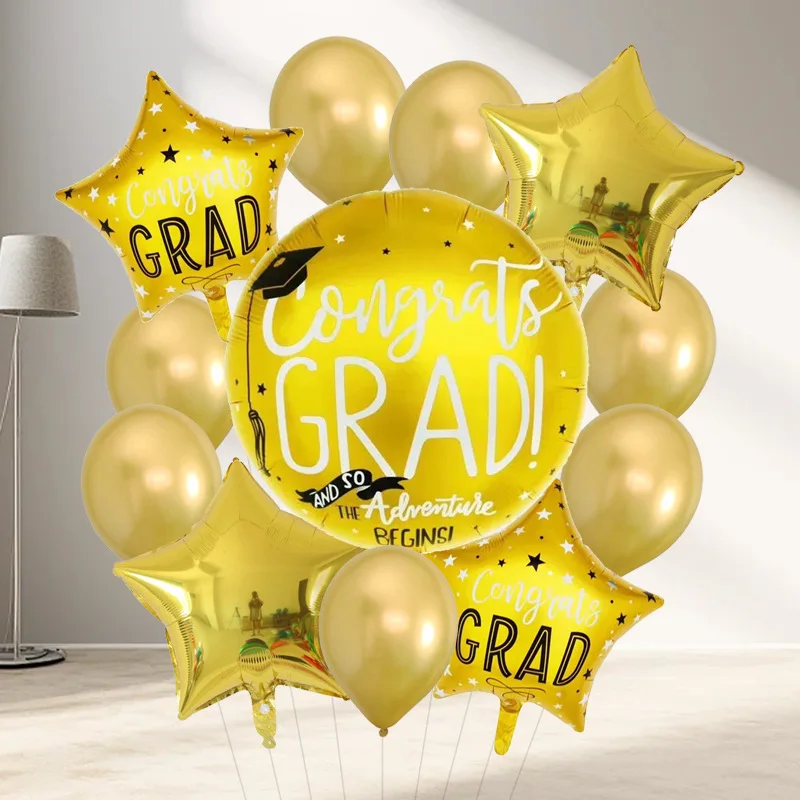 Окончание учебного сезона набор из алюминиевой пленки воздушный шар сцена