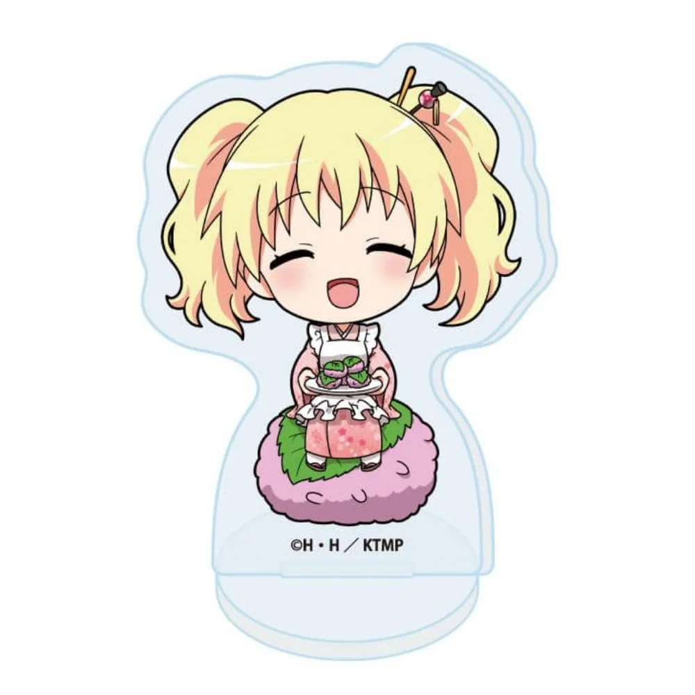 Фото Аниме-фигурка Kin-iro Mosaic: Новинка! Акриловая подставка HD 10 см с Шинобу, Алисой, Карен. Декор для рабочего стола, карнавальный подарок, коллекционный брелок. №3