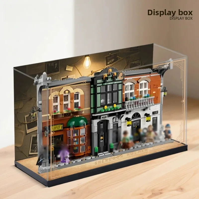 Фото Подходит для модели конструктора LEGO 10351 «Шерлок Холмс», акриловая коробка для хранения и демонстрации с высокой четкостью изображения. №5