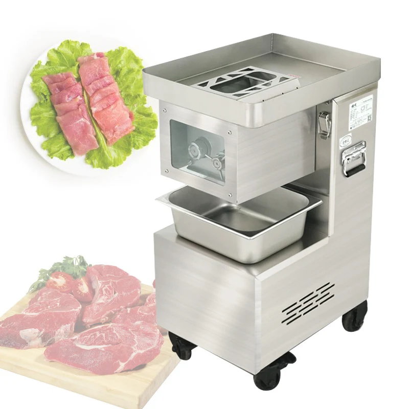 

Автоматическая ломтерезка для мяса, 150 кг/ч, 220 В