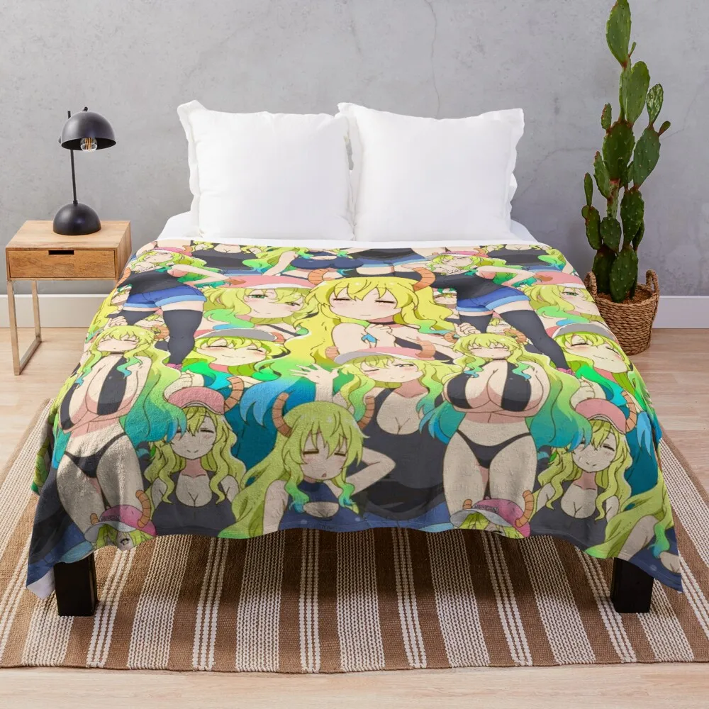 

Chenille Lucoa Tribute Pattern Weed Blanket Sofa Blanket Vintage Style Blanket Boho Blanket Throw Blankets