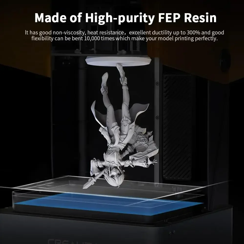 Фото Пленки FEP Creality (5 шт.) для 3D-принтеров HALOT MAGE, HALOT MAGE Pro и других 10-дюймовых LCD SLA DLP 3D-принтеров, 286x198x0.15 мм №5