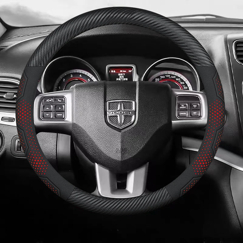 

Для Dodge Durango Challenger RAM 1500 Dart Journey зарядное устройство Nitro Avenger замшевый чехол на руль автомобиля из углеродного волокна аксессуары