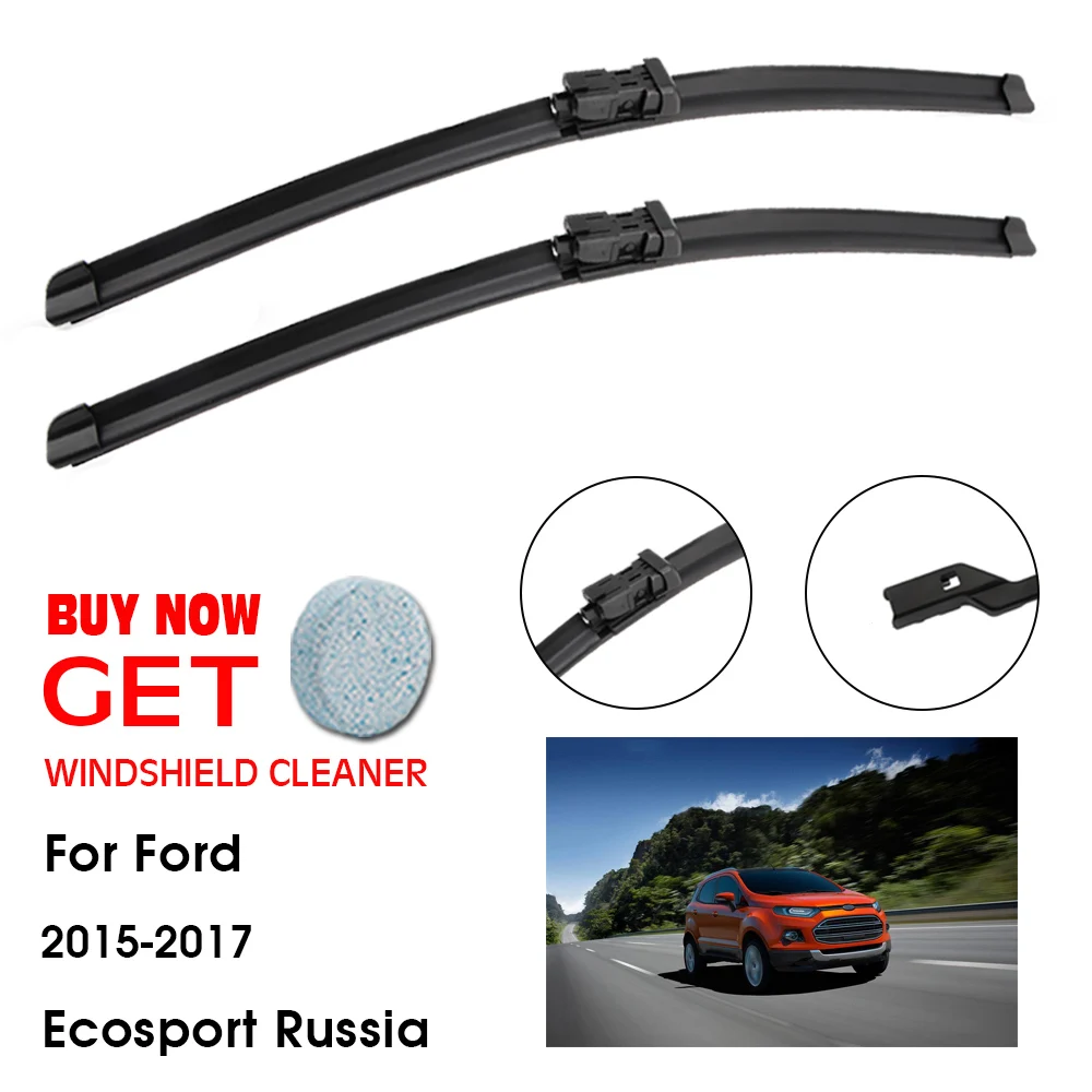

Щетка стеклоочистителя для автомобиля Ford Ecosport, стеклоочистители для передних окон, для России, 22 дюйма + 16 дюймов, 2015-2017, аксессуары