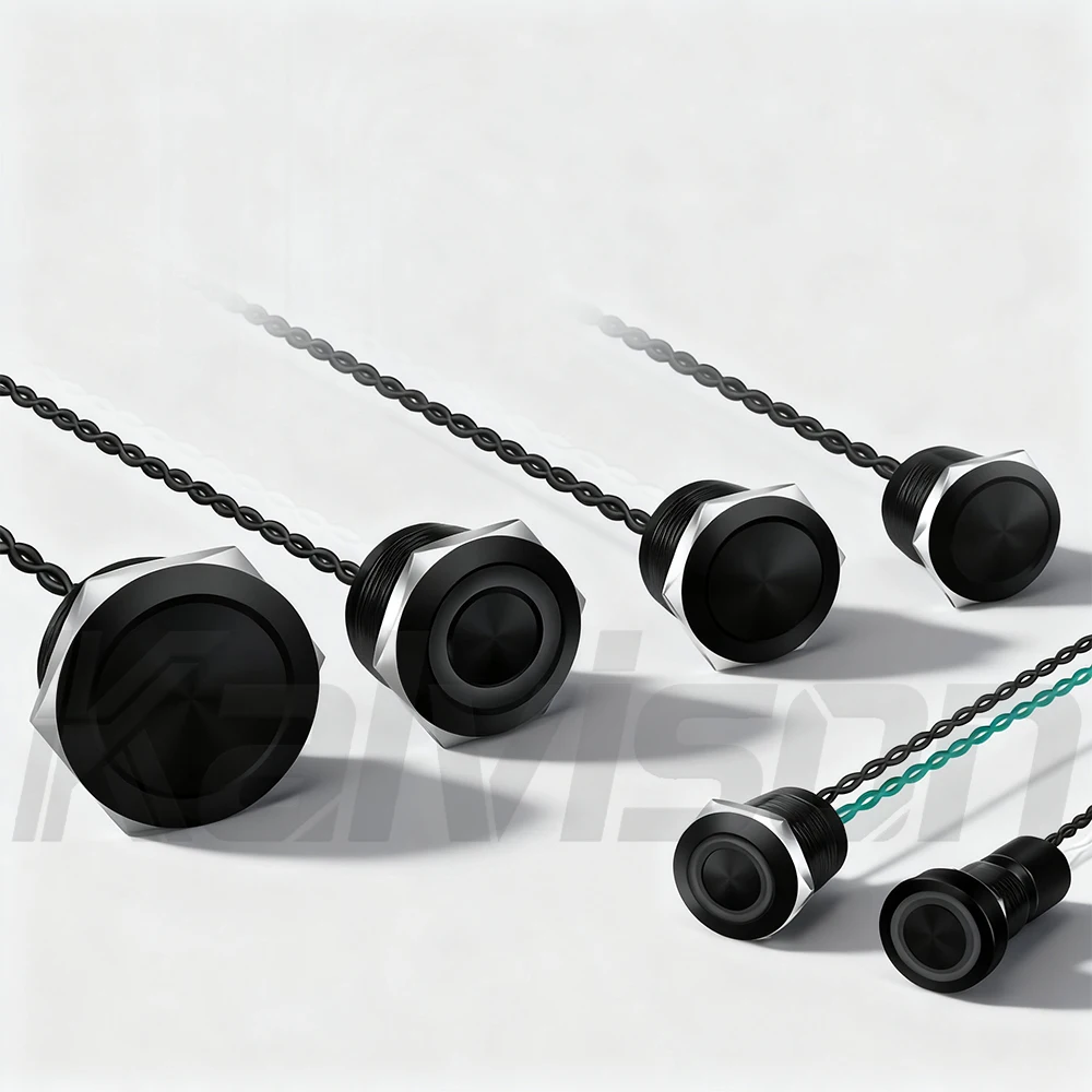 IP68 Piezo Switch 1216192230mm Latching Waterproof Metal Touch Switch Stainless Steel Momentary Piezoelectric Ceramic Switch (art.: 3920d30cb6434) - 3920d30cb6434