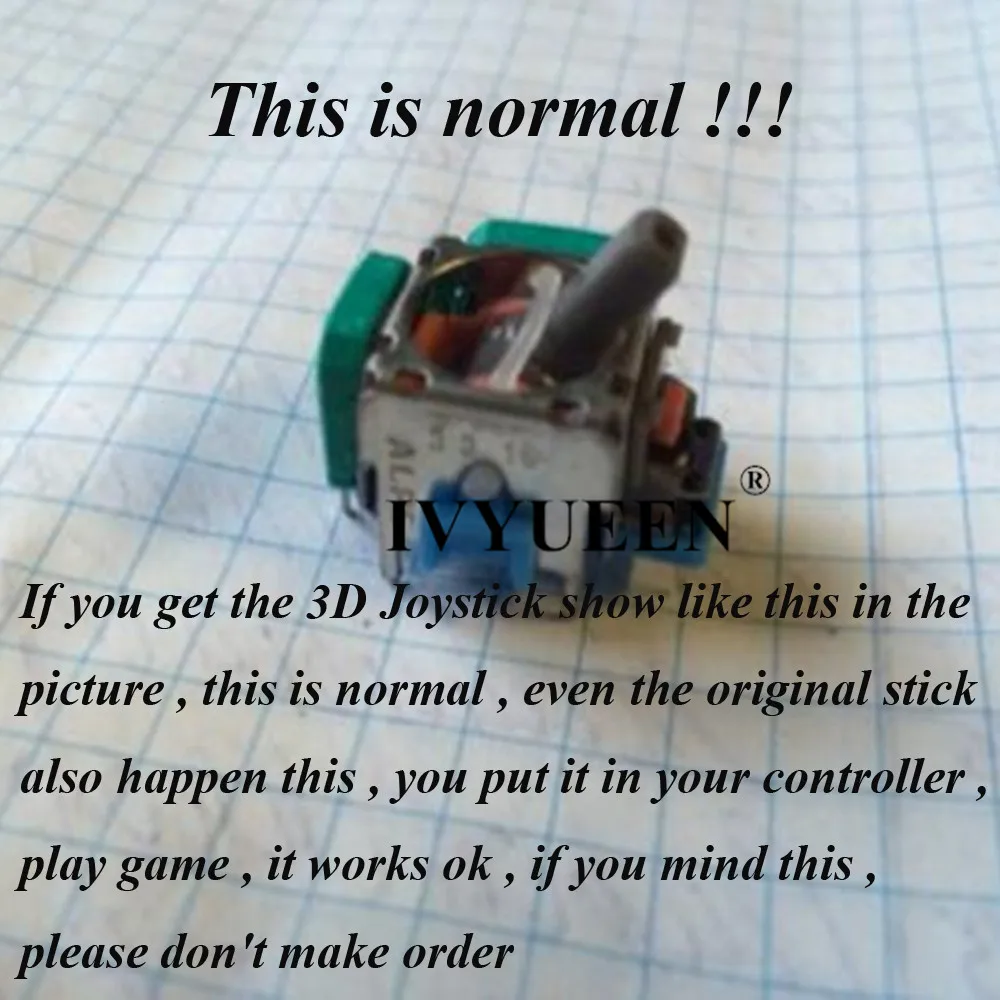 Аналоговые 3d-джойстики IVYUEEN сенсорный модуль потенциометр для PlayStation 4 PS4 Pro тонкий