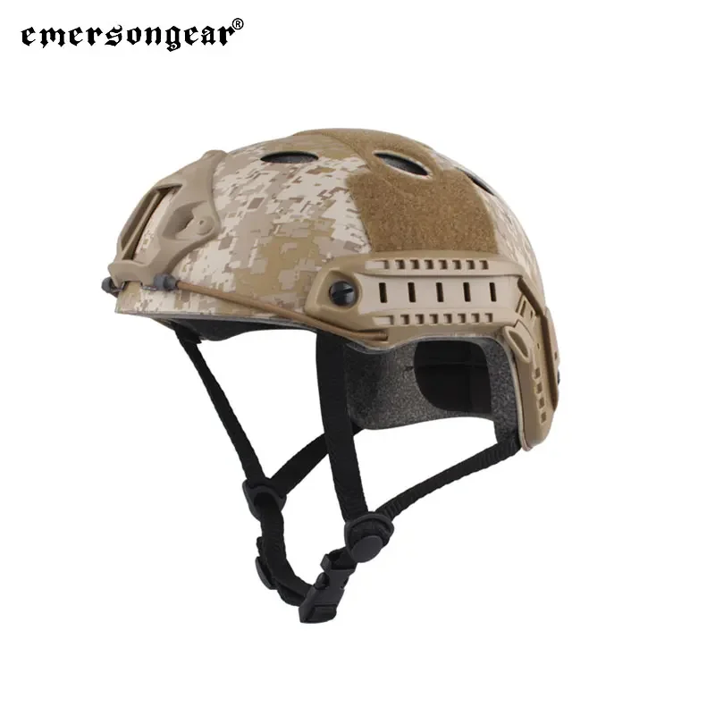 Emersongear FAST Шлем PJ TYPE Простая версия Защитный регулируемый шлем Боевой охотничий