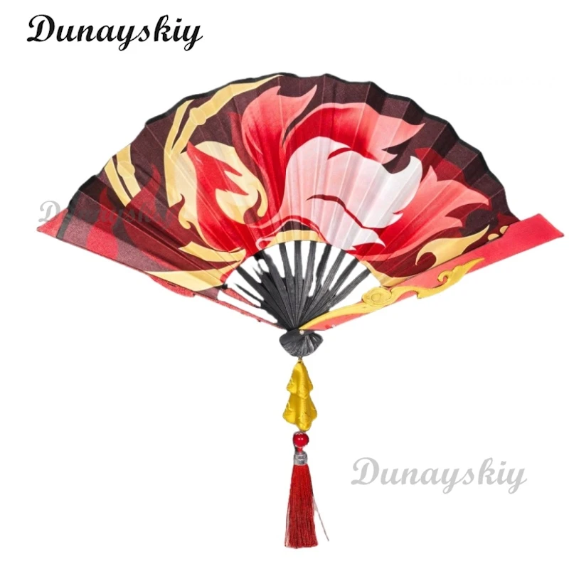 Игра Tingyun Fugue вентилятор для косплея складной Honkai Star Rail новые скины реквизит Xianzhou