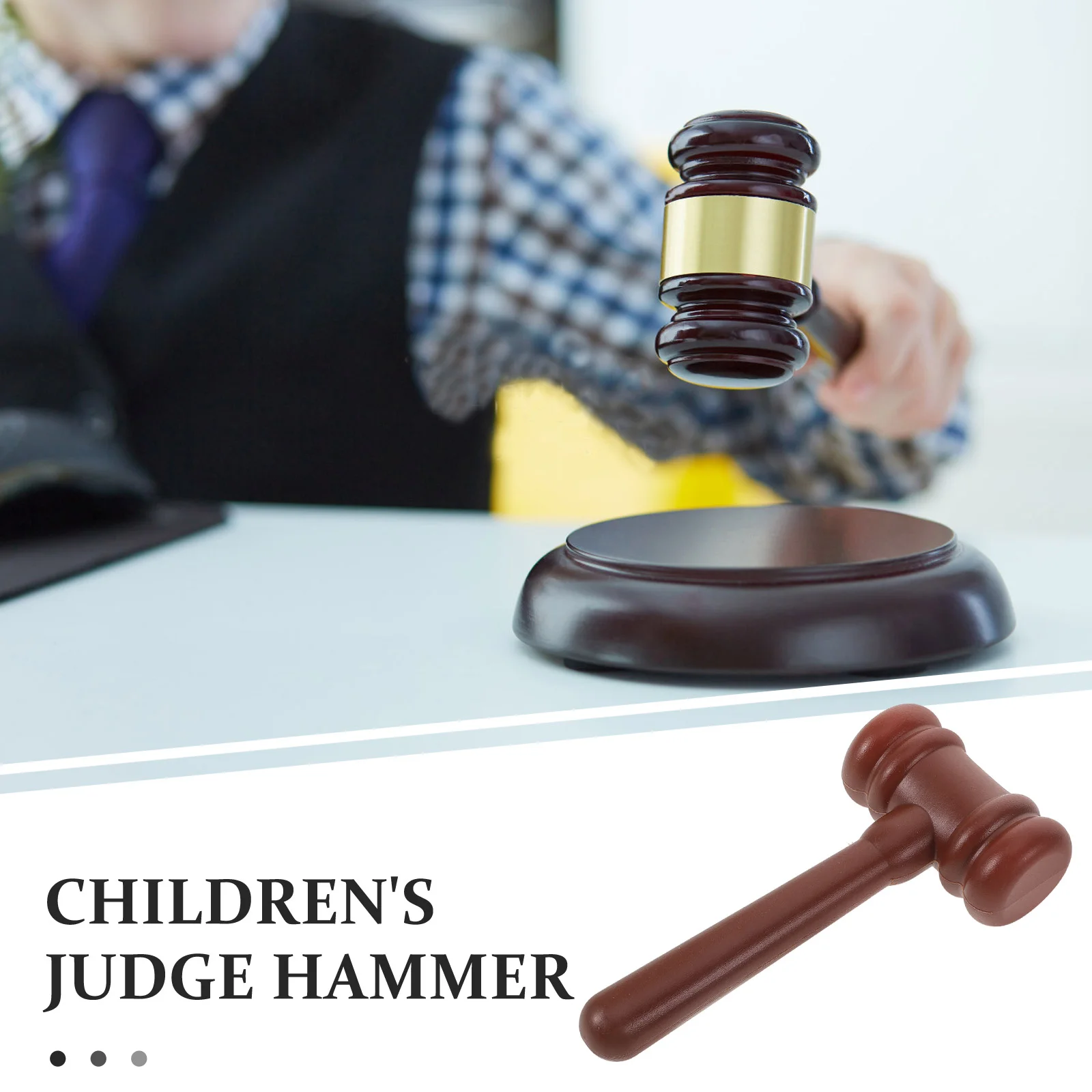 Судья Молот Справедливость Костюм Реквизит Одежда Маленькие пластиковые