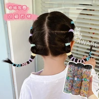 super value 300 baby thumb hair bands childrens high elastic canned tied up hair rubber band headdress