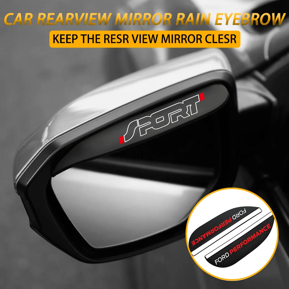 2 шт. силиконовые накладки на зеркало заднего вида для Ford SPORT Mustang Mondeo Escape Edge |