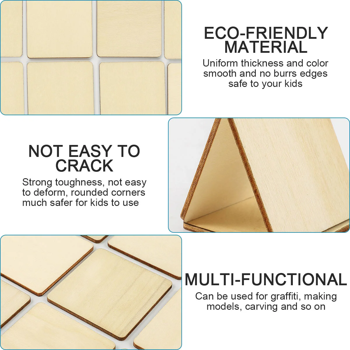 Настольные коврики Подставка для чашек Простые квадратные подставки Круглые