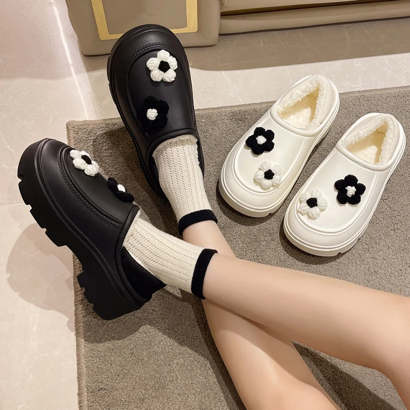 

Туфли женские с мехом, удобные элегантные лоферы, кроссовки, платформа, повседневная обувь, новое осенне-зимнее платье