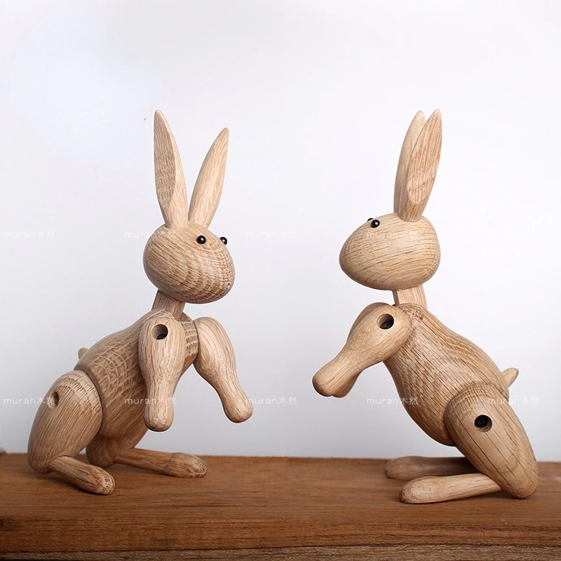 

Nordic Creative Home Decor Rabbit Cute Doll Miniature Items Children Birthday Gift Children Model Room Ornaments