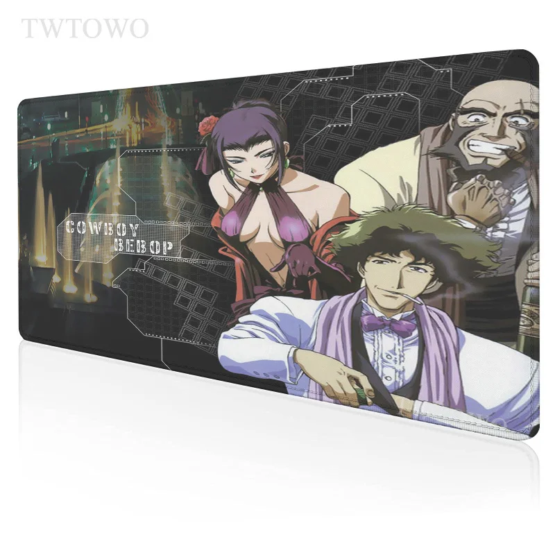 

Anime Cowboy Bebop Mousepad Large HD New Desk Mats MousePads Mouse Mat Laptop Carpet Soft Office Desktop Mouse Pad Table Mat