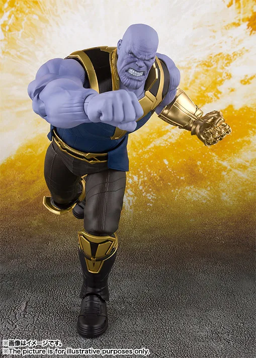 SHF фигурка танос Marvel Мстители война бесконечности BJD Disney экшн-Фигурки игрушки