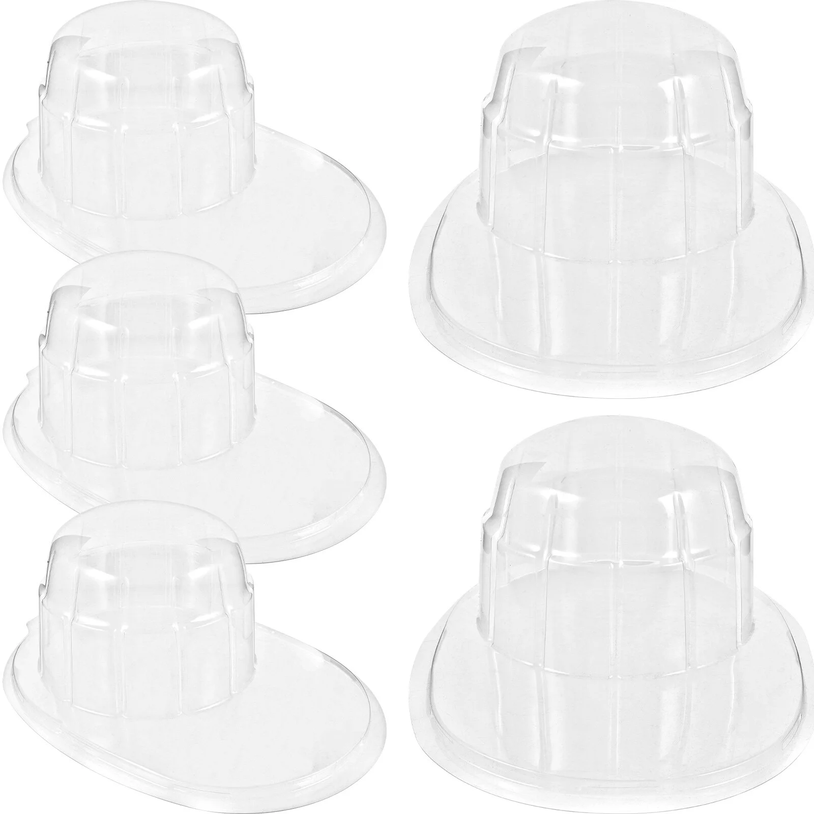 

5 Pcs Hat Fitter Insert Shop Hat Dust Former Cap Shaper Hat Holder Plastic Display Stands Rack Bottle Caps Home Household