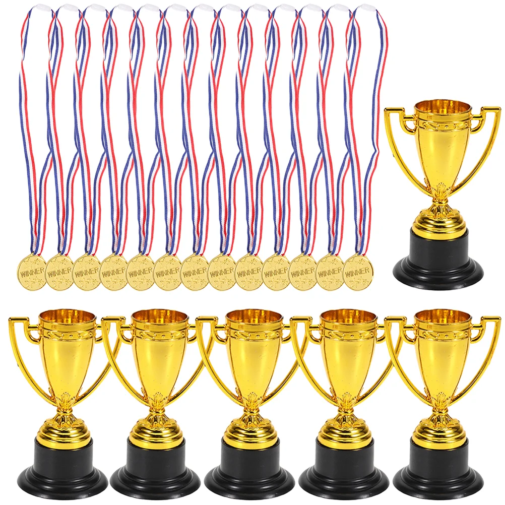 

Competition Medal Participation Trophy Medals Children Props Mini Plastic Small Decorative Cup