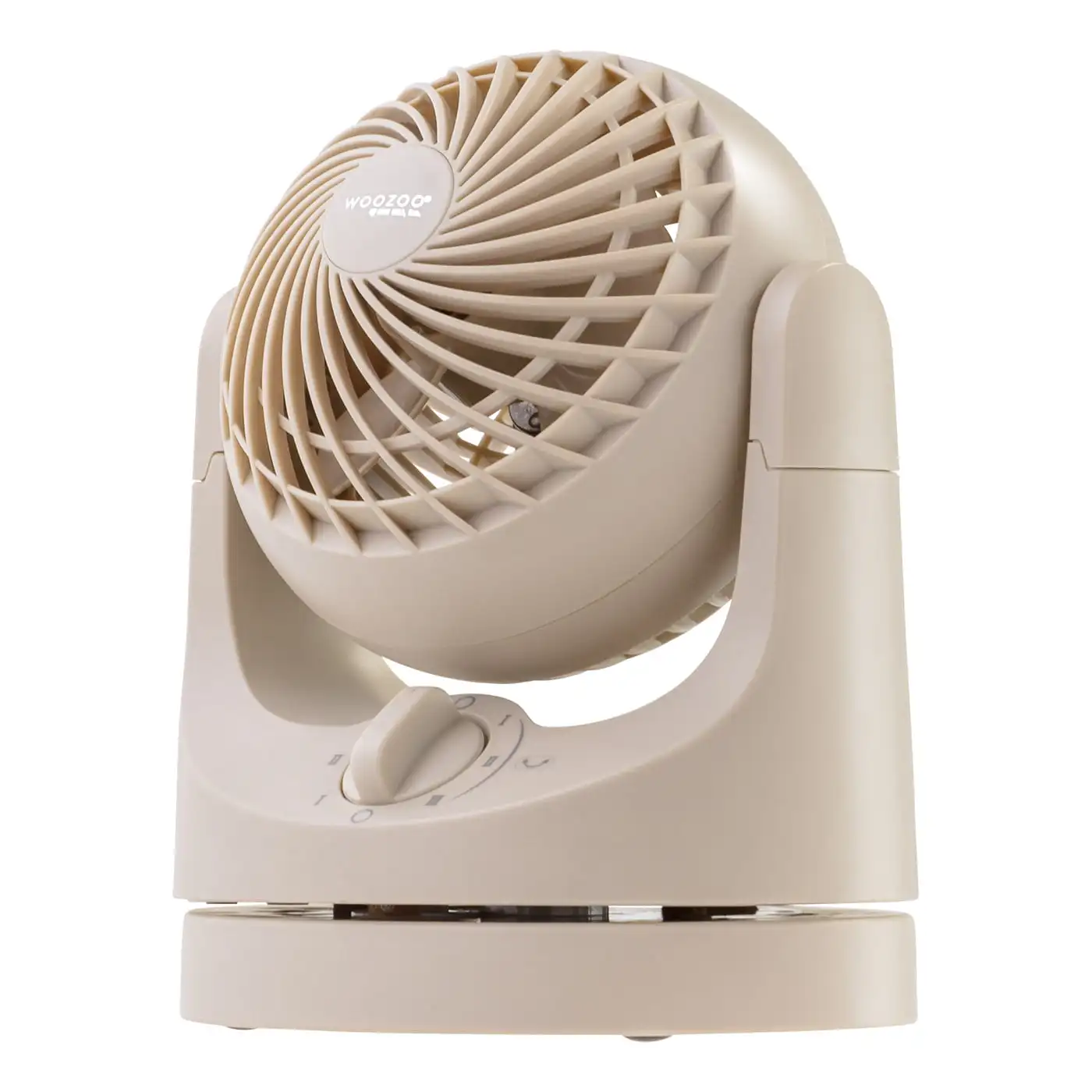 

USA, WOOZOO Small Oscillating Desktop Fan, Latte