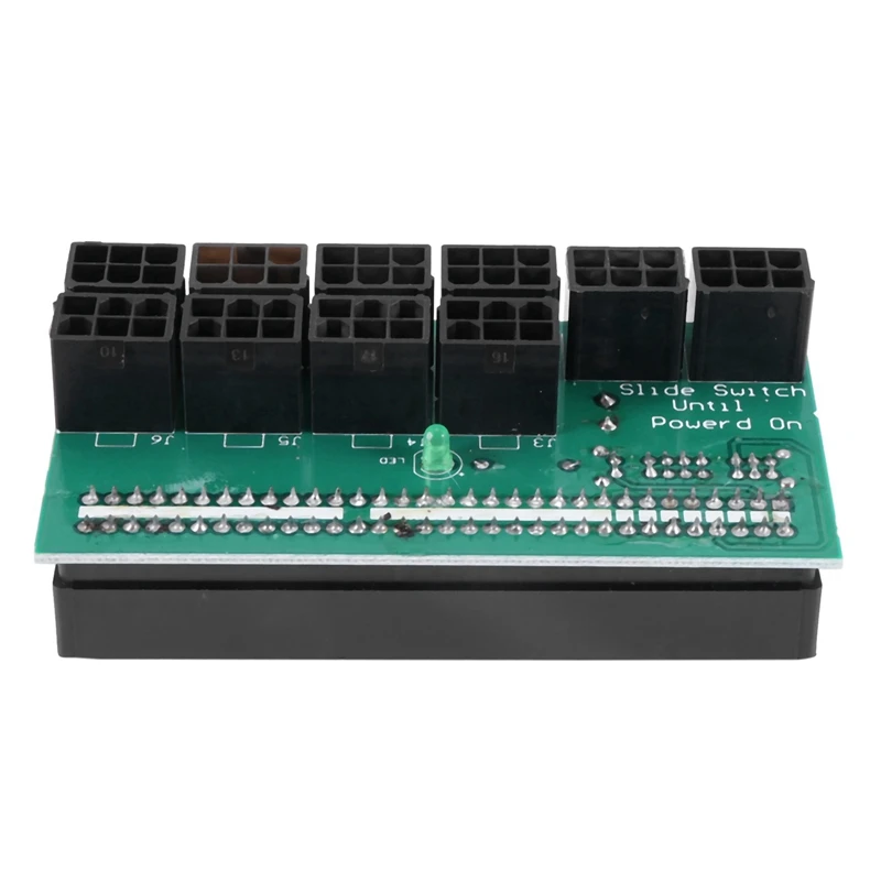 

Коммутационная плата 1600 Вт для сервера майнинга Ethereum ETH ZEC, блок питания GPU PSU 10X6pin Hub для майнинга BTC