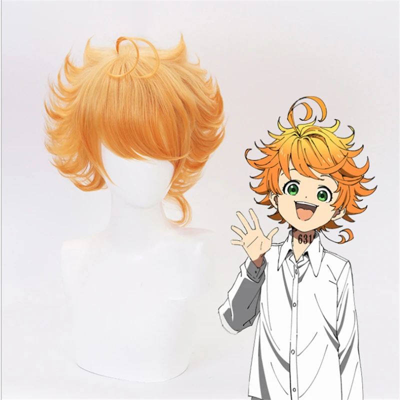 

Парик для косплея из коротких волос с золотым градиентом и темно-желтыми волосами