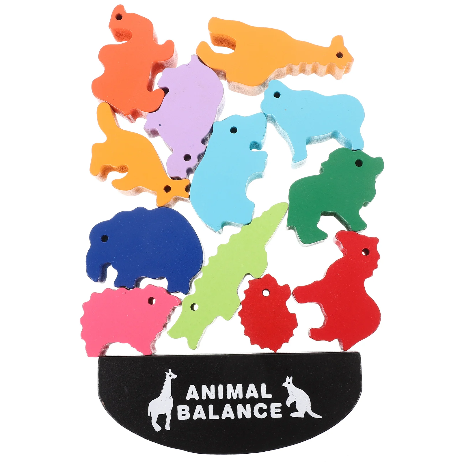 

Montessori Wooden Balance Blocks Kids Kids Kids Toys Cartoon Animal Building Stacking Kids Kids ToysHigh Board Games Early