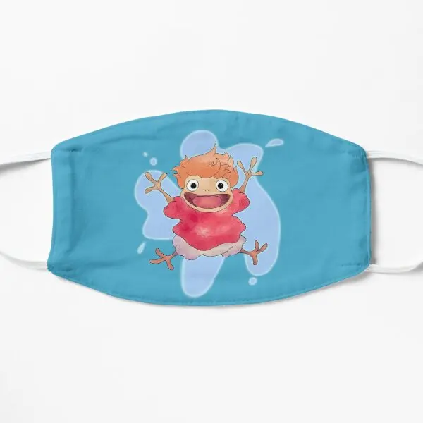 

Magic Ponyo Flat Printing Face Mask Fashion Pattern Sport Protective Cotton Mouth Haze Washable Cosplay Anti Dust Reusable