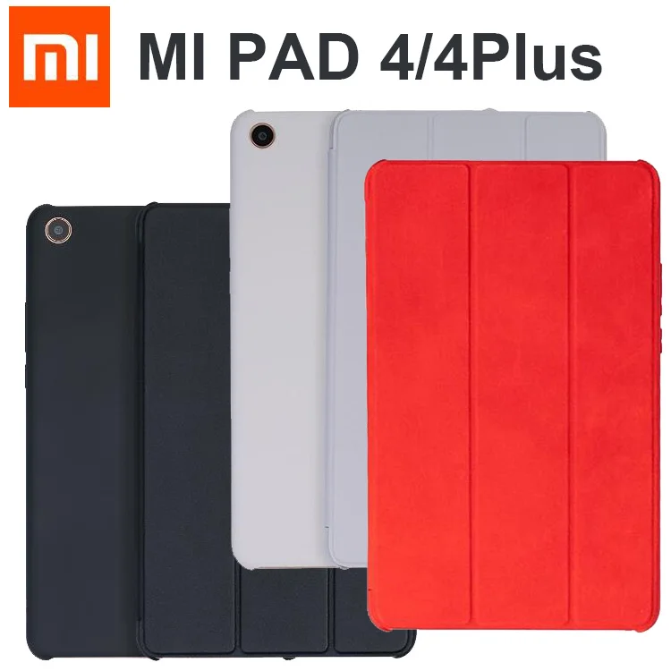 

Original Xiaomi Mi Pad4 Pad 4 Plus Flip Case Stand Smart Cover 10 " / 8" Tablet Cover PU Leather / Full Protector Sleeve Bag