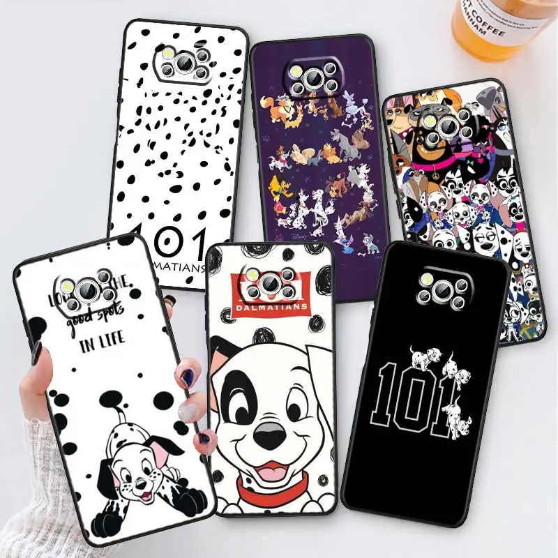 

Disney 101 Dalmatians Dog Phone Case For Xiaomi Mi Poco X5 X4 X3 NFC F5 F4 F3 GT M5 M5s M4 M3 Pro 5G Black Soft TPU Capa