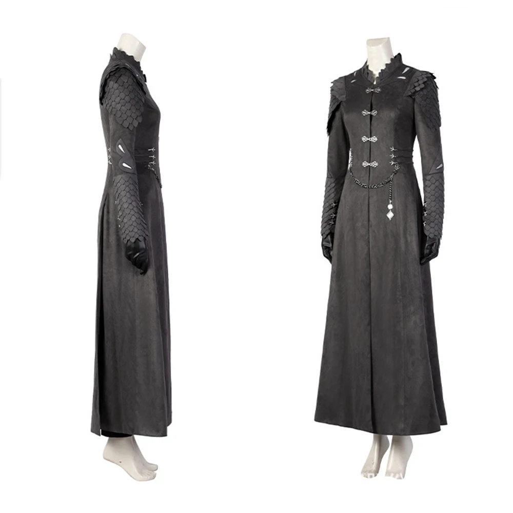 Костюм для косплея Rhaenyra из сериала черная униформа верховой езды костюм на