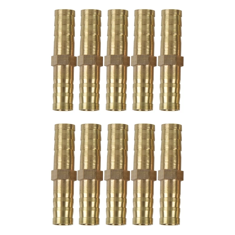 

10Pcs 8Mm Inner Dia Air Gas Straight Hose Pipe Barb Coupler