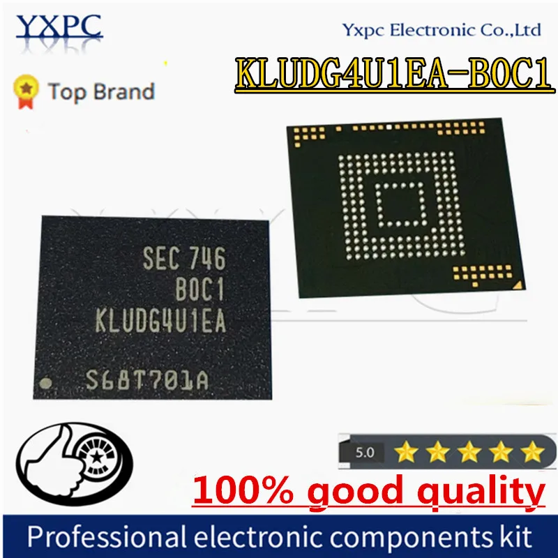 

KLUDG4U1EA-B0C1 KLUDG4U1EA B0C1 EMMC BGA153 Memory IC Chipset With Balls