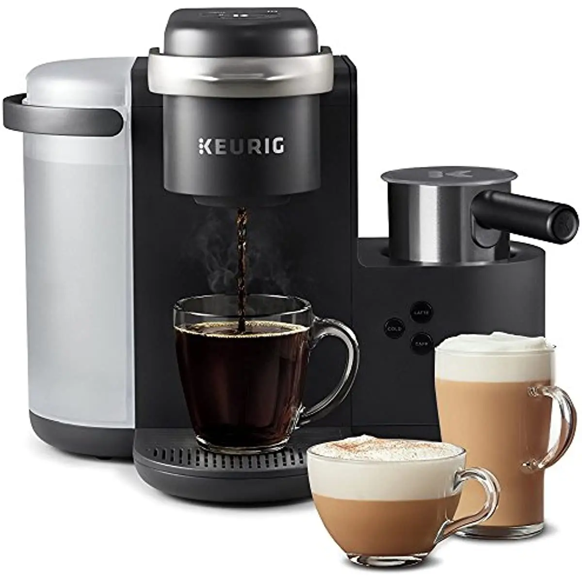 

Кофеварка Keurig K-Cafe K-Cup, кофеварка для латте и капучино, поставляется с посудомоечной безопасной капучинацией, кофе