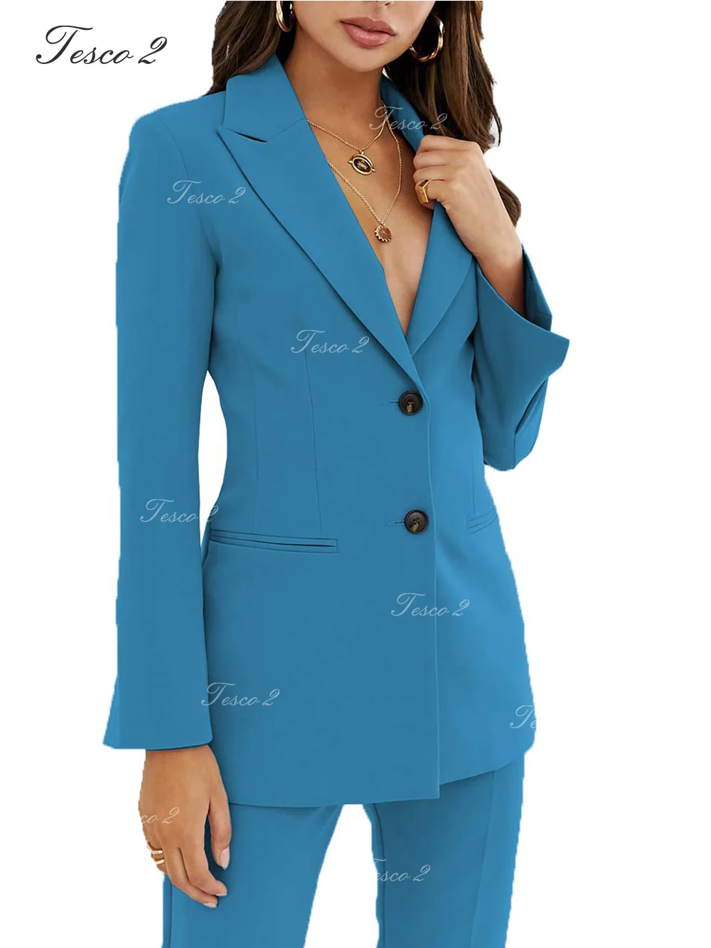 Fashion Suit For Women Slim Fit Peak Lapel  Women's Elegant Suit Pants And Jacket For Spring Autumn Suit