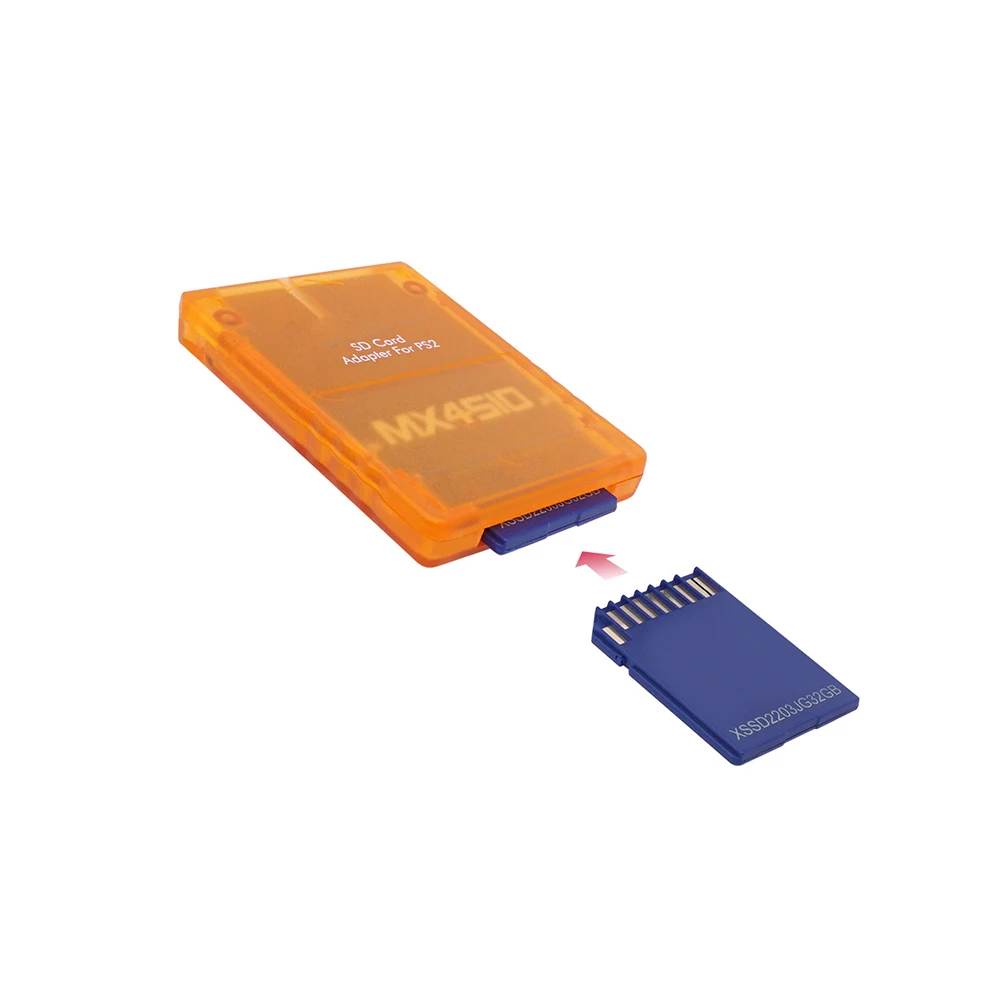 Для игровых консолей PS2 видеоконсоли с прозрачным корпусом кардридер MX4SIO SIO2SD SD/TF