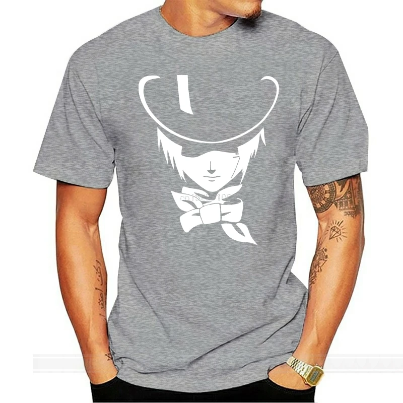 

ANIME D.Gray-man t Shirt Allen Walker in hat receive with free gift cotton tshirt men summer fashion t-shirt euro size
