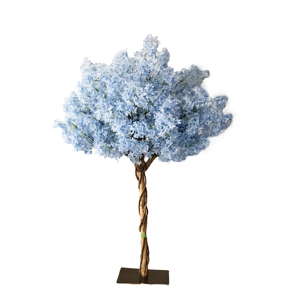 

Chinese factory sells fake cherry blossom trees blue artificial cherry trees