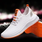 Кроссовки мужские сетчатые с вулканизированной подошвой, Повседневные Легкие дышащие сникерсы, удобная обувь, лето